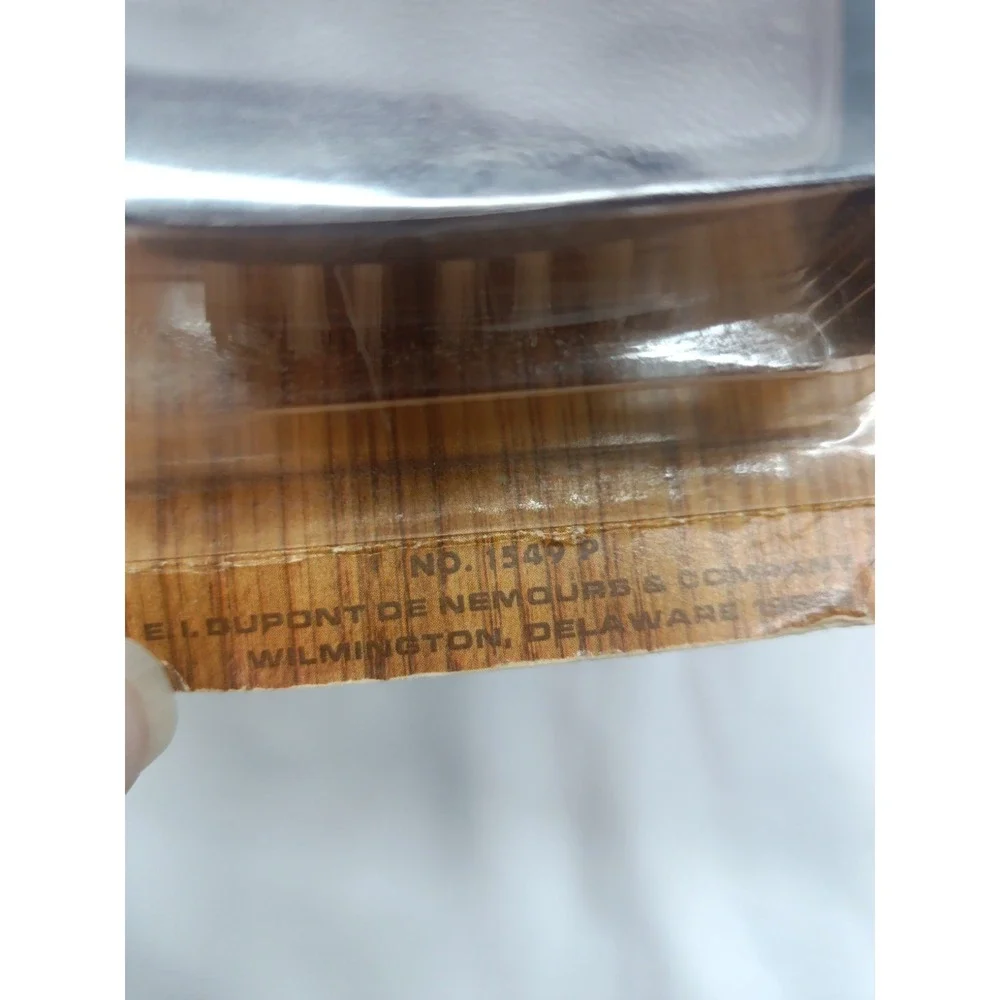 Vintage DuPont Brown Nylon Hair Brush and Comb Set NOS Sealed HTF Retro